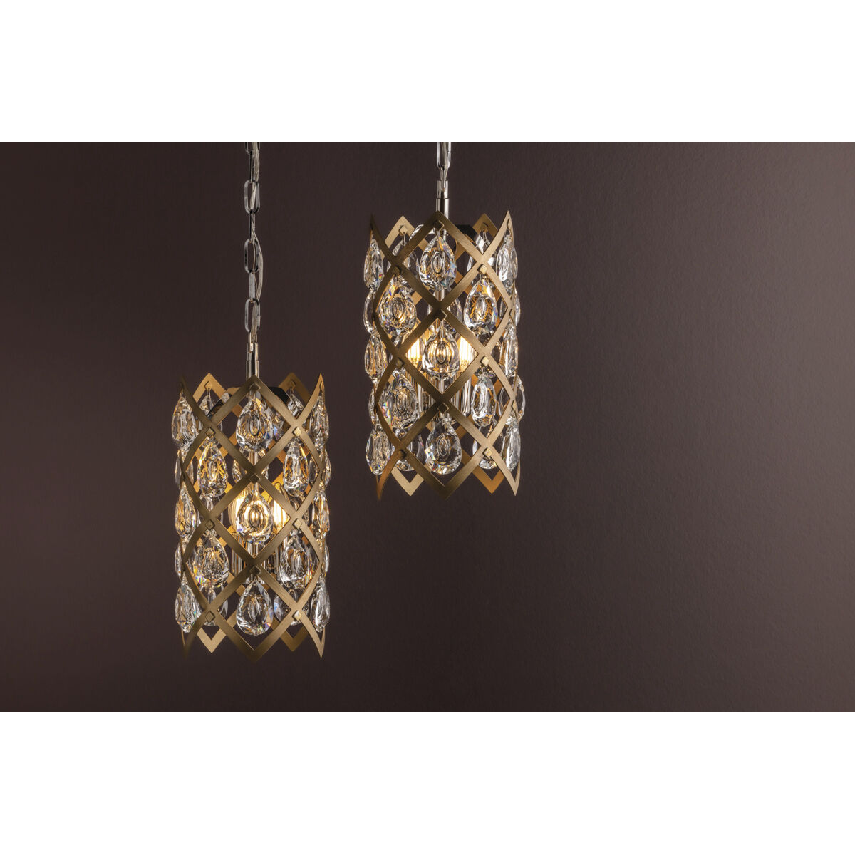 Tiara 3 Light 8.5 inch Vienna Bronze Pendant Ceiling Light